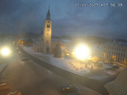 Náměstí, koste sv. Markéty