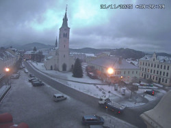 Náměstí, koste sv. Markéty