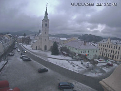 Náměstí, koste sv. Markéty