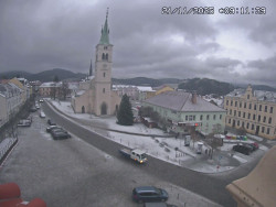 Náměstí, koste sv. Markéty