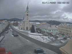 Náměstí, koste sv. Markéty