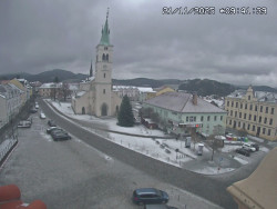 Náměstí, koste sv. Markéty