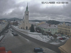 Náměstí, koste sv. Markéty