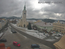 Náměstí, koste sv. Markéty