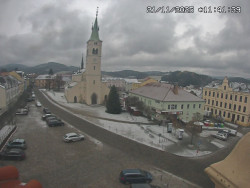 Náměstí, koste sv. Markéty