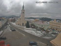 Náměstí, koste sv. Markéty