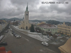 Náměstí, koste sv. Markéty