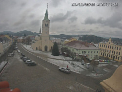 Náměstí, koste sv. Markéty