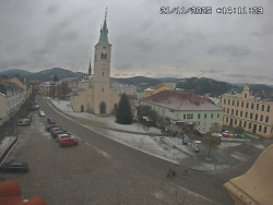 Náměstí, koste sv. Markéty