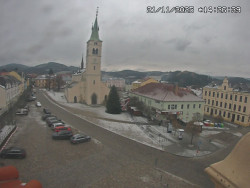 Náměstí, koste sv. Markéty