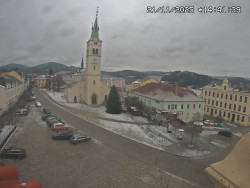 Náměstí, koste sv. Markéty