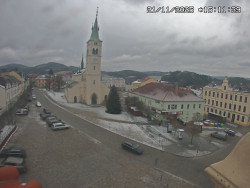 Náměstí, koste sv. Markéty