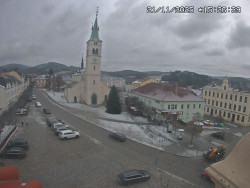 Náměstí, koste sv. Markéty