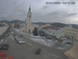 Náměstí, koste sv. Markéty