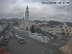 Náměstí, koste sv. Markéty