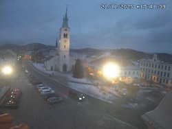 Náměstí, koste sv. Markéty