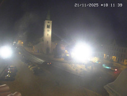 Náměstí, koste sv. Markéty