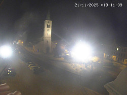 Náměstí, koste sv. Markéty