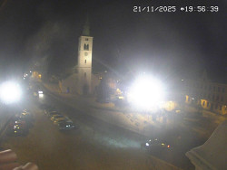 Náměstí, koste sv. Markéty