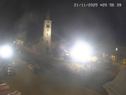 Náměstí, koste sv. Markéty