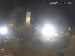 Náměstí, koste sv. Markéty