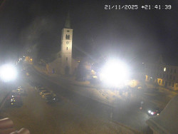 Náměstí, koste sv. Markéty