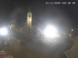 Náměstí, koste sv. Markéty