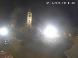 Náměstí, koste sv. Markéty