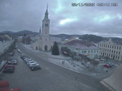 Náměstí, koste sv. Markéty