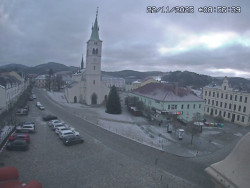 Náměstí, koste sv. Markéty