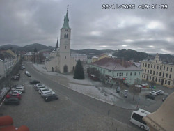 Náměstí, koste sv. Markéty