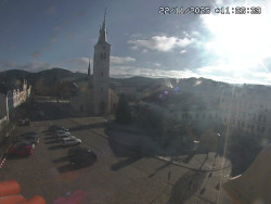 Náměstí, koste sv. Markéty