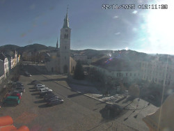 Náměstí, koste sv. Markéty