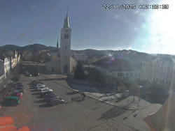 Náměstí, koste sv. Markéty