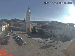 Náměstí, koste sv. Markéty