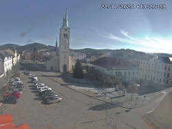 Náměstí, koste sv. Markéty