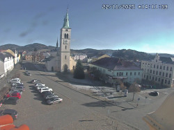 Náměstí, koste sv. Markéty