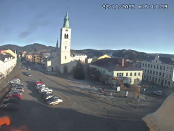 Náměstí, koste sv. Markéty