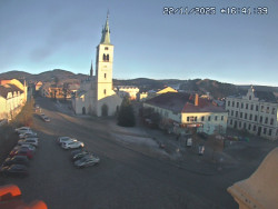 Náměstí, koste sv. Markéty