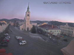 Náměstí, koste sv. Markéty