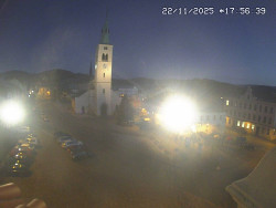 Náměstí, koste sv. Markéty