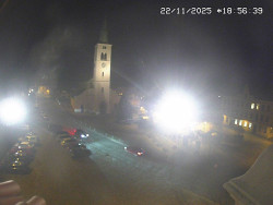 Náměstí, koste sv. Markéty