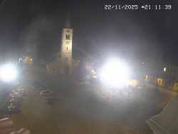 Náměstí, koste sv. Markéty