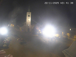 Náměstí, koste sv. Markéty