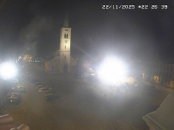 Náměstí, koste sv. Markéty