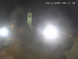 Náměstí, koste sv. Markéty