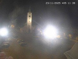 Náměstí, koste sv. Markéty