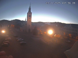 Náměstí, koste sv. Markéty