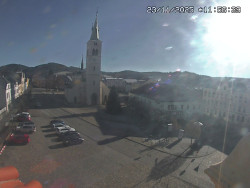 Náměstí, koste sv. Markéty