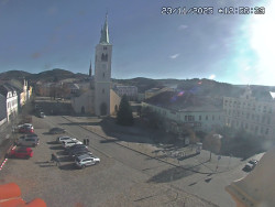 Náměstí, koste sv. Markéty